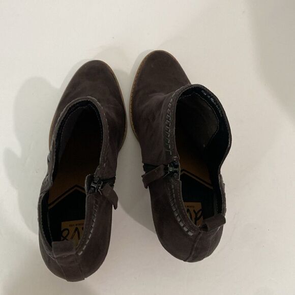 Dolce Vita DV8 Jace Heeled Booties Dark Charcoal Grey - Picture 7 of 10